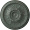 Ekena Millwork Stockport Ceiling Medallion (Fits Canopies up to 6 1/4"), 28"OD x 2 3/4"P, Cloud Burst Crackle CM28STCBC - alternate 1